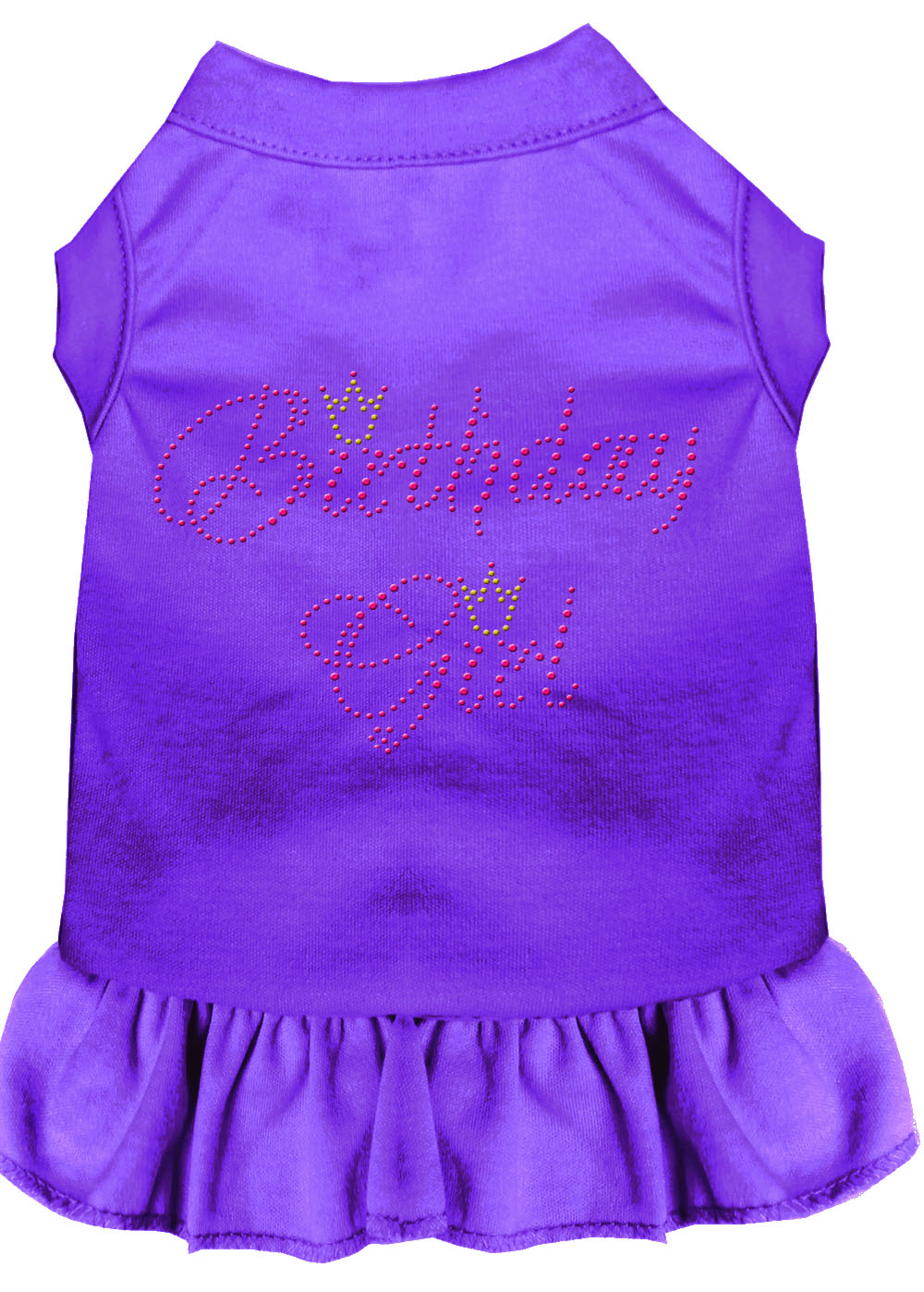 Birthday Girl Rhinestone Dress Purple Med